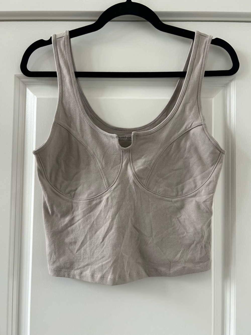 Abercrombie & Fitch Soft A&F Collection Taupe Corset Tank Top Women’s M